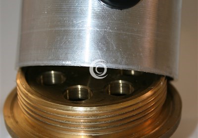 Aluminium caps for immersion heaters 